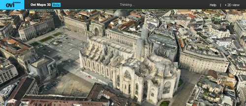 OVI Maps 3D - Duomo di Milano