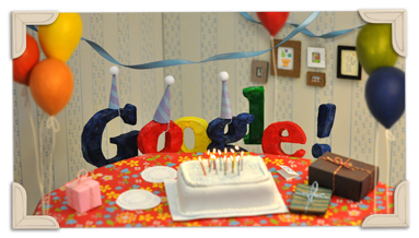 13 candeline per Google