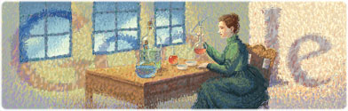 Un doodle per Marie Curie