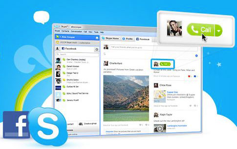 Skype chiama Facebook