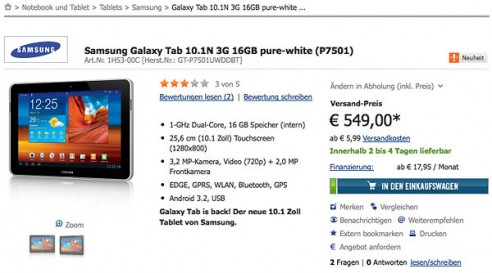 Galaxy Tab 10.1N
