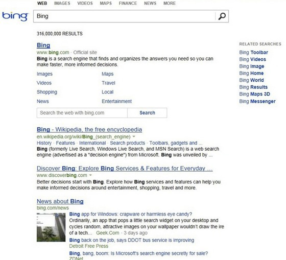 Bing punta sulla semplicità