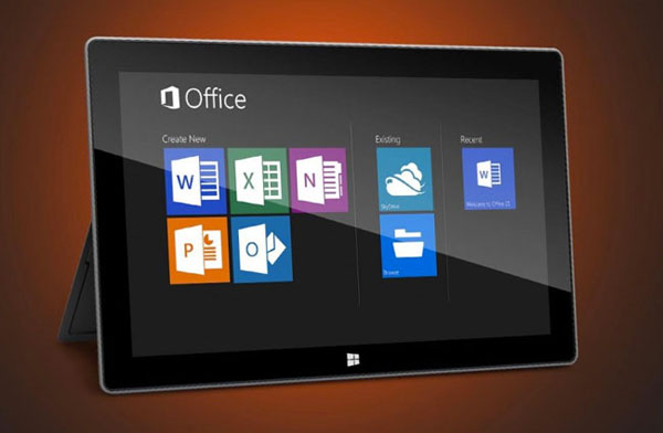 Office 2013 RT per Tablet