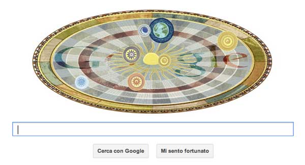 Google dedica un Doodle a Niccolò Copernico