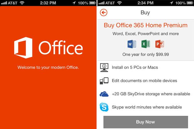MS Office approda su iPhone