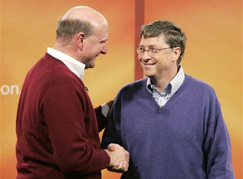 Steve Ballmer e Bill Gates