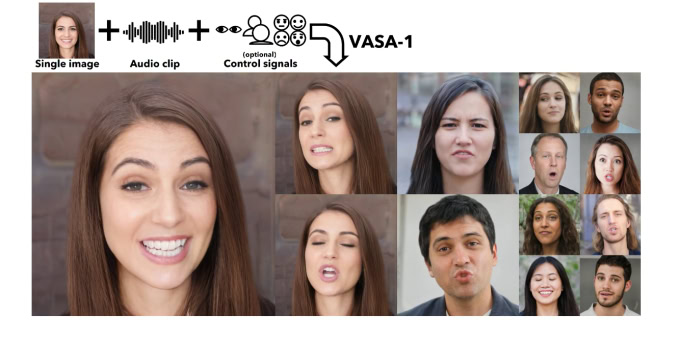 Microsoft: lo foto "parlano" e "cantano" con l'AI di VASA-1