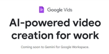 Google: Vids crea presentazioni video con l'AI